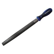Image of Faithfull Handled Half-Round Second Cut Engineers File 250mm (10in)
