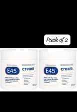 Image of E45 Dermatological Moisturising Cream Tub 350g duo pack