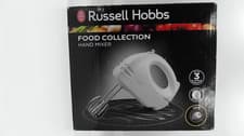 Image of Russell Hobbs 14451 Food Collection 6 Speed 125W White Hand Mixer Brand New Mint