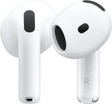 Image of Apple AirPods 4 In-Ear Wireless Bluetooth Earbuds with Charging Case - White B+