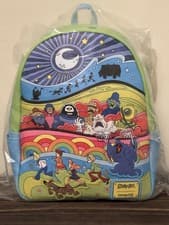 Image of Loungefly Scooby Doo Psychedelic Monster Chase Glow in the Dark Mini Backpack