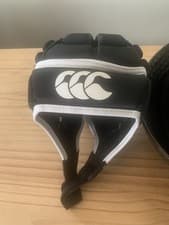 Image of Canterbury Core Headguard Rugby Junior Size XXS Medium Youth 52.5cm Black New