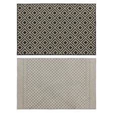 Image of JVL Everley Machine Washable Latex Backed Runner Doormat, 80 x 120cm