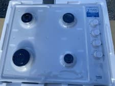 Image of Beko HIBG64120SW 60cm Side Control Gas Hob - White