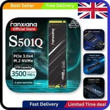 Image of Fanxiang M.2 NVMe Internal SSD 512GB-2TB PCIe Gen3/4 x4 2280 PS5 PC Laptop UK