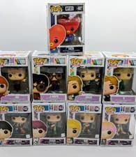 Image of BTS Funko Pop! Idol Lot Of 9 RM Jin Suga J-Hope Jimin V BT21 Tata 687 Dynamite!