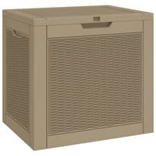 Image of Garden Storage Box Outdoor Deck Tool Storage Box Table Polypropylene vidaXL