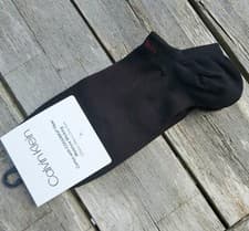 Image of 3 PAIRS CALVIN KLEIN Black COOLMAX Moisture Wicking LOW CUT Socks Trainer CK12
