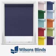 Image of Roller Blind - Made To Measure - Thermal Blackout Fabric - Quality Plain Colours