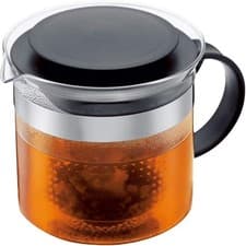 Image of Bodum Bistro Nouveau Teapot 1.5 Litre 51Oz Glass Tea Maker With Handle