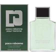 Image of PACO RABANNE POUR HOMME AFTERSHAVE LOTION 100ML | NEW & SEALED | FREE P&P | UK