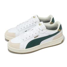 Image of Puma Court Classico Sport White Green Men Lifestyle Casual Shoes 400731-08