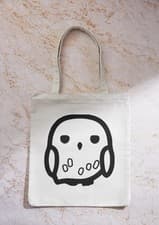 Image of Harry Potter Hedwig character chibi Tote Shopping Bag