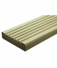 Image of SALE - Timber Decking Boards - 120 x 28mm  - Tanalised Pressure Treated - Garden