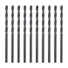 Image of 3/32" M35 High-Speed Steel HSS Twist Drill Bits with 3/32" Round Shank, 10pcs