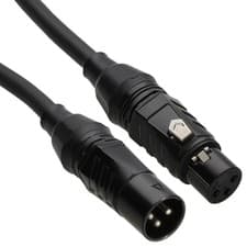 Image of STAGE READY XLR 3 pin Microphone Lead Male to Female Mic Cable 1m/2m/3m/6m Lot
