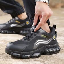 Image of Mens Womens Safety Shoes Work Trainers Lightweight Steel Toe Puncture Proof