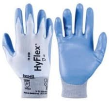 Image of Ansell 11-518 HyFlex CutResistant Gloves Blue/WhiteDyneema/Nylon/Spandex Size 11