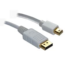 Image of Mini Display Port to DisplayPort Male Cable - 1M, 2M, 3M or 5M - SENT TODAY