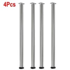 Image of 1/2/4x Adjustable Kitchen Worktop Desk Breakfast Bar Table Leg Support 71-110CM
