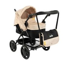 Image of Joie junior Classic Pram in Stone Dolls pushchair Bag & Parasol - DAMAGED BOX