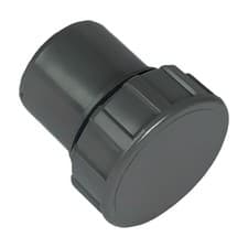 Image of Solvent Grey 32mm (36mm) Waste Pipe Access Plug - 10 PACK - FREE 1 Day Delivery