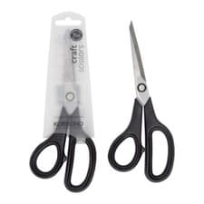 Image of Korbond 7″ Craft Scissors with Comfort Grip (Black)