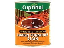Image of Cuprinol - Softwood & Hardwood Garden Furniture Stain Oak 750ml