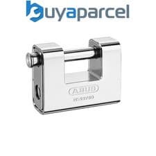 Image of ABUS 20060 92/80mm Monoblock Brass Body Shutter Padlock Keyed Alike 8522