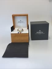 Image of Michel Herbelin Mens Stainless Steel Ambassador Bracelet Watch Quartz 12239/BT01