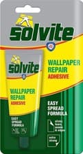 Image of Solvite Wallpaper Repair Adhesive Wallpaper Paste for Fixing Tears Seams & Edges