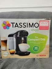 Image of Bosch Tassimo Vivy 2 Coffee Machine Pod Capsules Black TAS1402GB