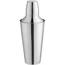 Image of Cocktail Shaker - Stainless Steel 3-Piece 28oz/830ml - Mirror Finish - American