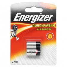 Image of 2x Energizer 4LR44 Alkaline 6V Battery 476A PX28A A544 With Longest Expiry