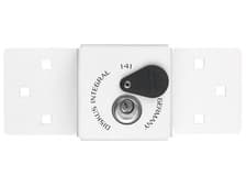 Image of ABUS - Integral Van Lock White 141/200+26/70 with 70mm Series 26 Diskus Padlock