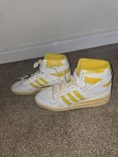 Image of Adidas Forum 84 High AEC “Vintage White/Hazy Yellow” - Brand New Size Uk12