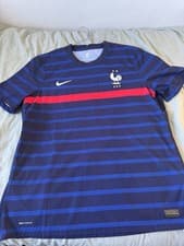 Image of Original France 2020 Home Football Shirt Nike Vaporknit Size XL