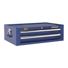 Image of Sealey Superline PRO® Mid-Box Tool Chest 2 Drawer - Blue AP26029TC