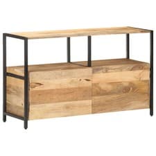 Image of Sideboard 110x35x65 cm Solid Mango Wood vidaXL