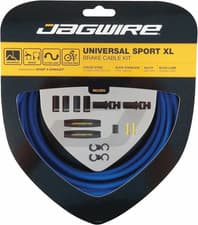 Image of Jagwire Universal Sport XL Brake Cable KIT - BLUE Shimano/SRAM SLICK LUBE 3500mm