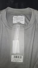 Image of Blank Essentials Vault Back Print Logo Gray Men's Crew Neck T-Shirt M