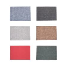 Image of PU Leather Placemat, Easy Clean Dining Table Decor, Kitchen Placemat, PU Table