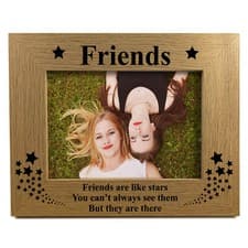 Image of Friendship Gift BEST FRIEND Photo Frame Friends Are Like Stars Birthday Gift