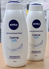 Image of 2 X Nivea XL Pure Care Shower Cream. Creme Soft XL 750ml With Almond Oil. 