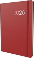 Image of Collins Legacy 2025 Planner - A5 Week To View Diary - Red - (CL53.15-25)