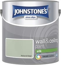 Image of Johnstone's - Wall & Ceiling Paint - Natural 2.5 l (Pack of 1), Sage 