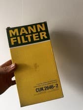 Image of MANN-FILTER CUK 2646-2 Cabin Air Filter - Pollen Filter with Activated Carbon