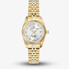 Image of Jacques du Manoir Ladies Inspiration Elegance Gold Tone Watch NRO.12