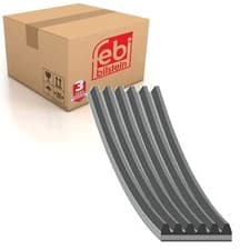Image of 6 Ribbed Auxiliary V Belt Aux Multi 1855mm 6PK1855 Fits Mercedes Febi 28984
