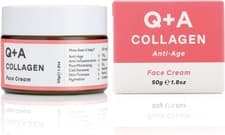 Image of Q+A Collagen Face Cream (50g), Natural Skincare Anti-Ageing Face Care with plan